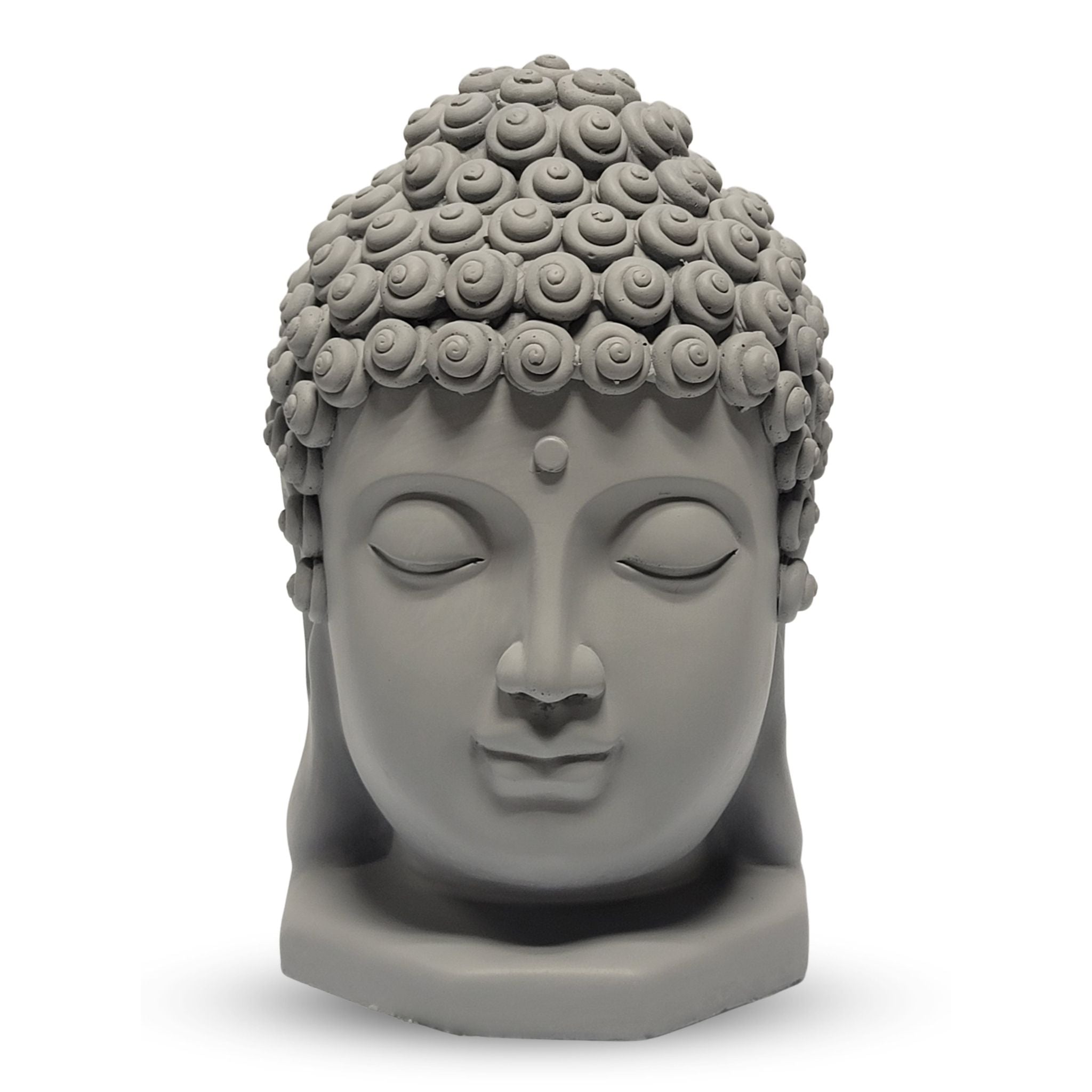 Serene Buddha Bust - Gray