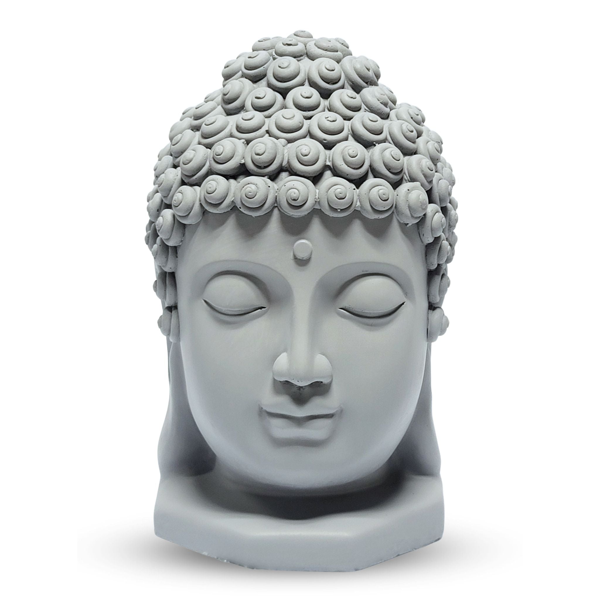 Serene Buddha Bust - Gray