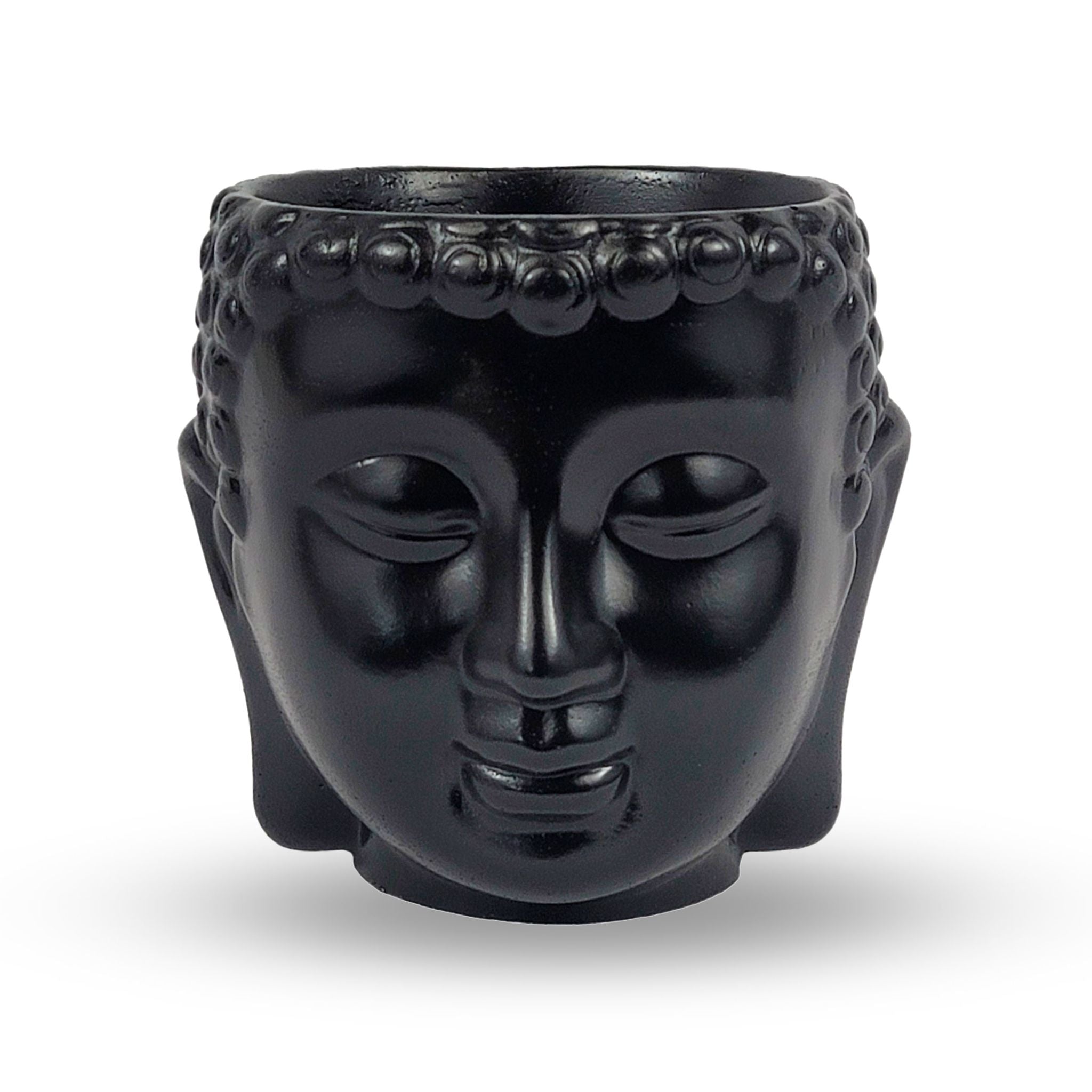 Meditating Buddha Planter - Black