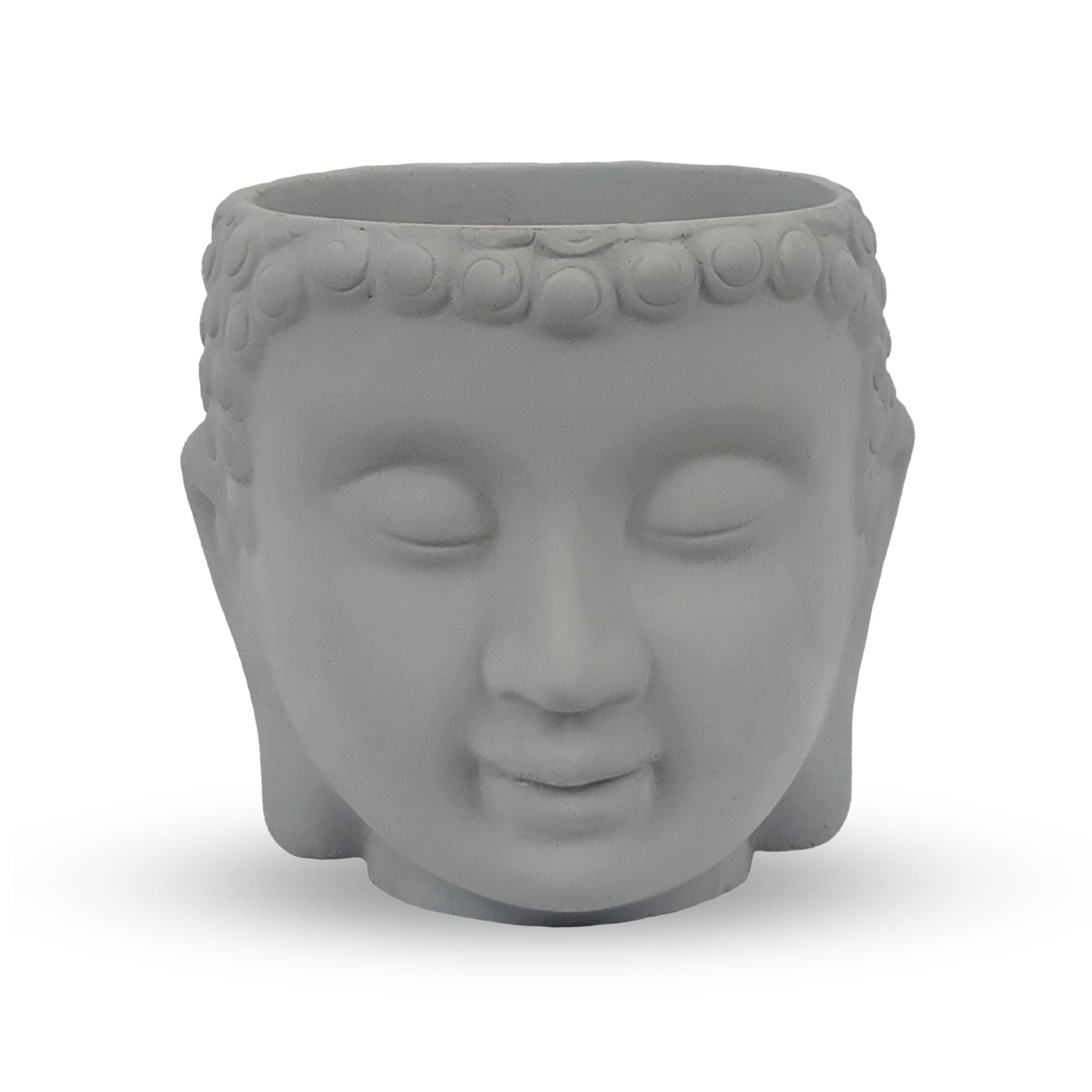 Meditating Buddha Planter  - Gray