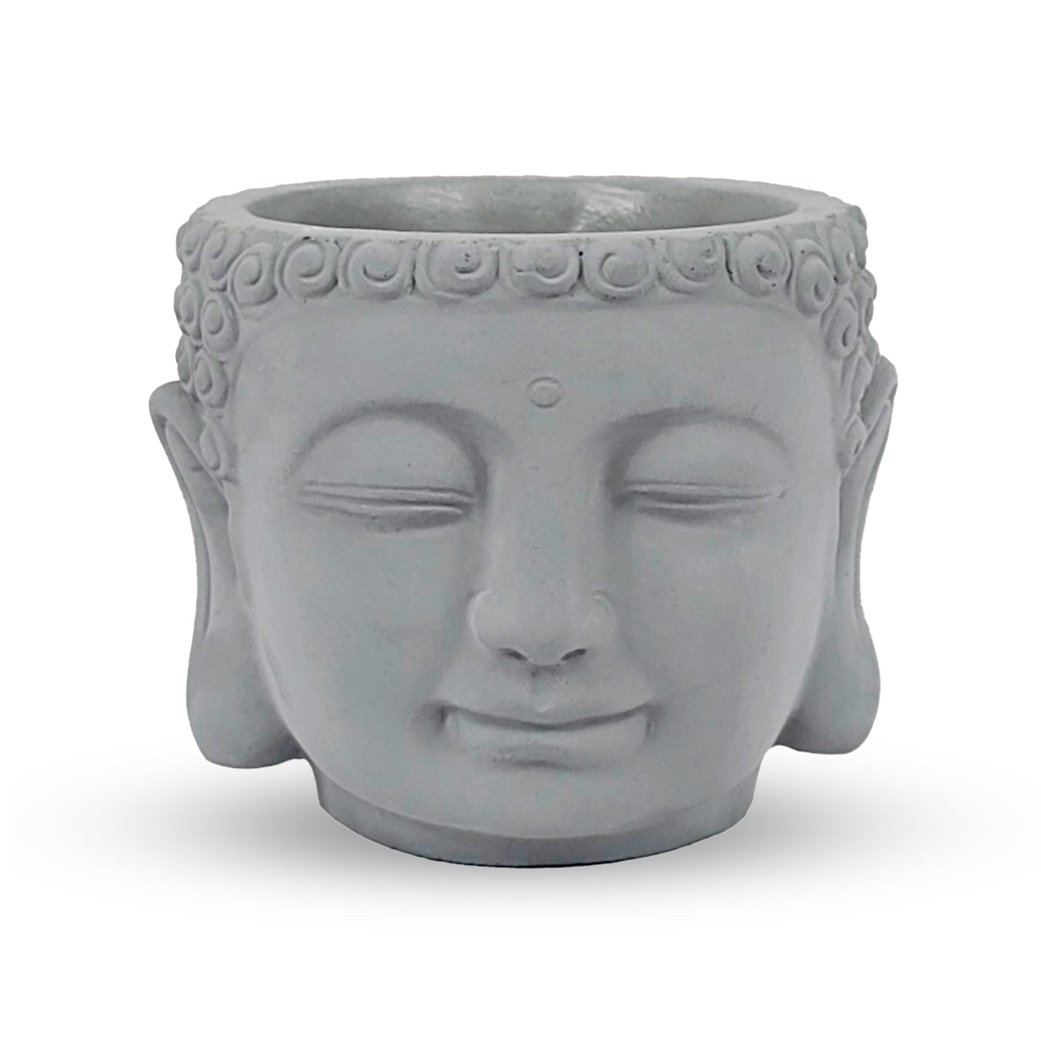 Zen Buddha Planter - Gray