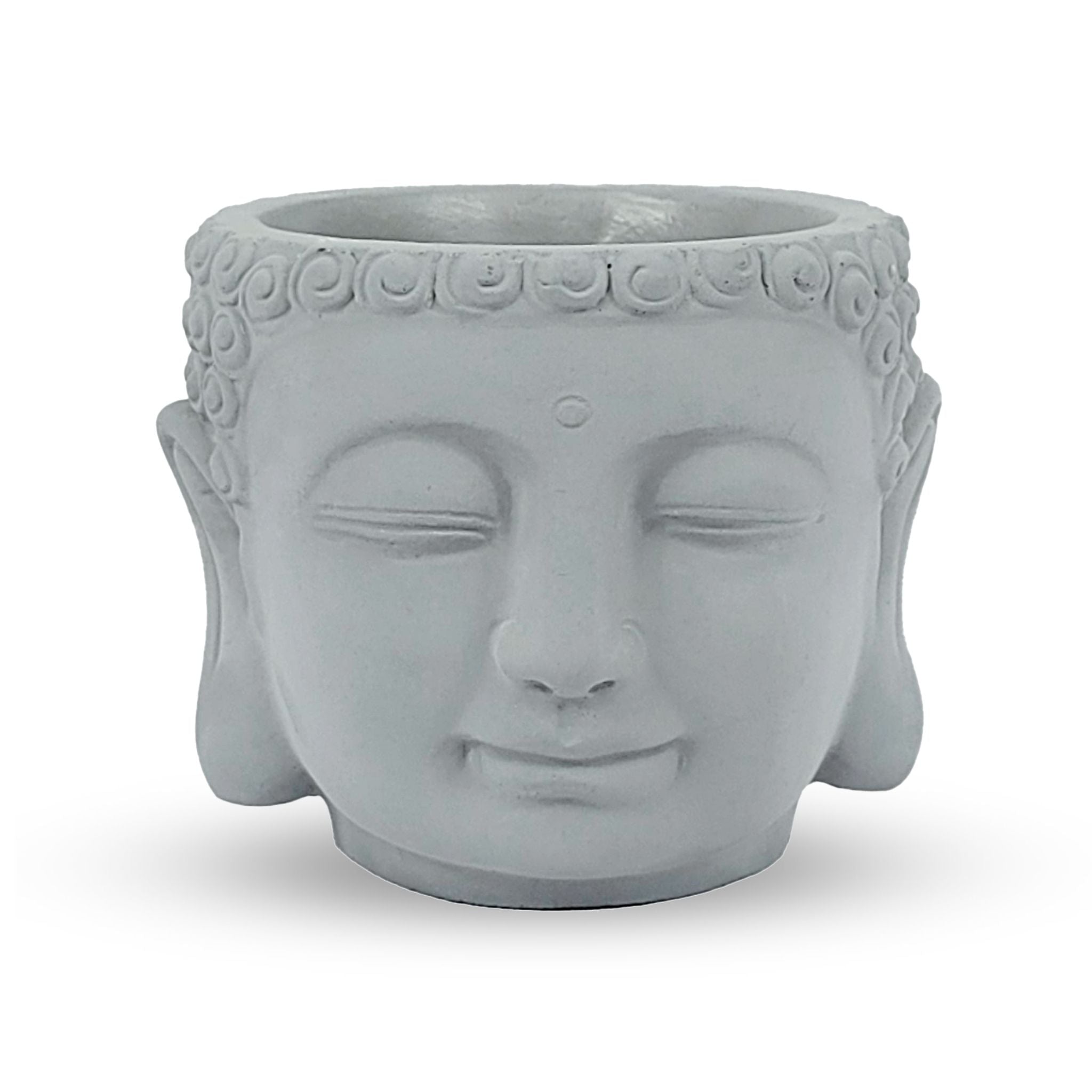 Zen Buddha Planter - Gray