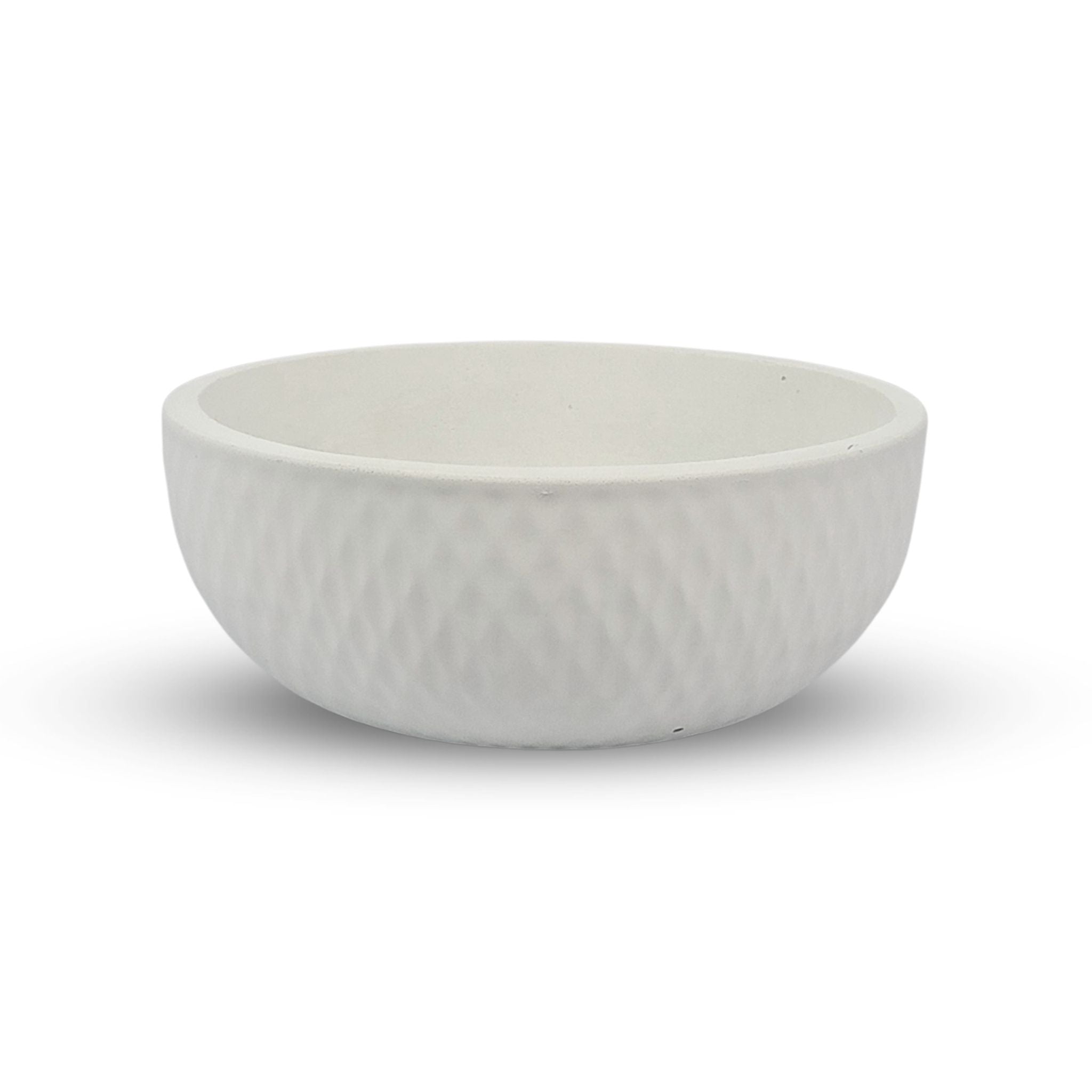 Waved Small Bowl - White